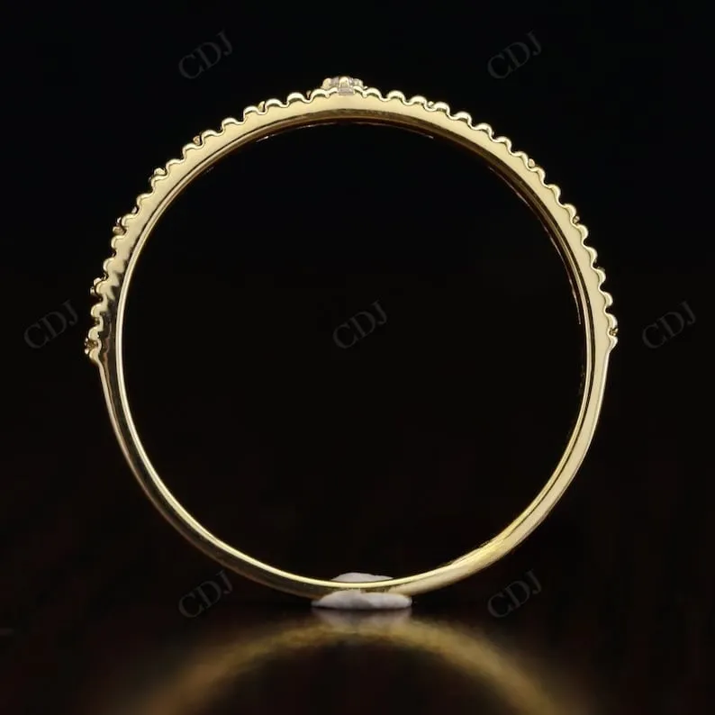 0.04CTW Lab Grown Diamond Wedding Band Woman