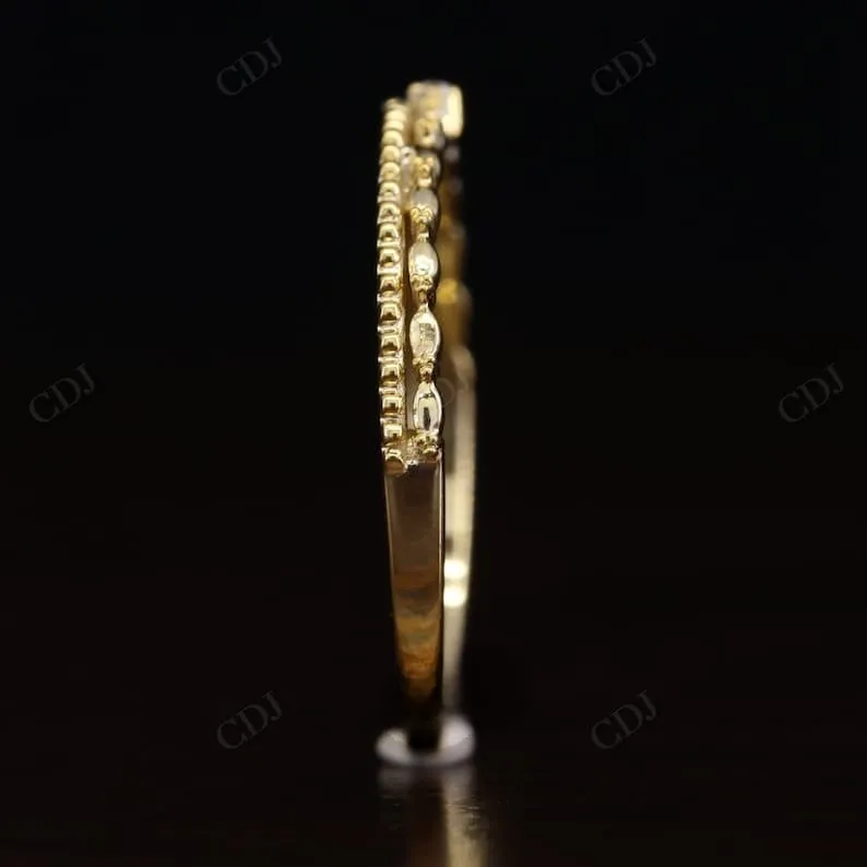 0.04CTW Lab Grown Diamond Wedding Band Woman