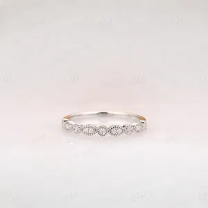 0.10CTW Unique Lab Grown Diamond Wedding Band