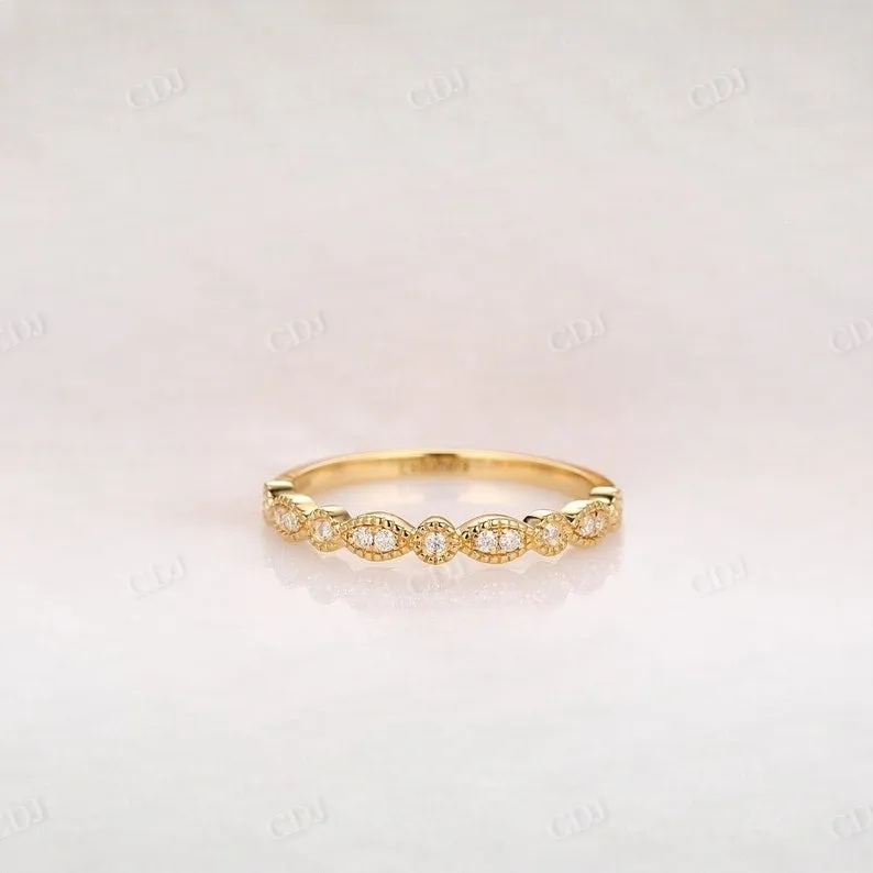 0.10CTW Unique Lab Grown Diamond Wedding Band