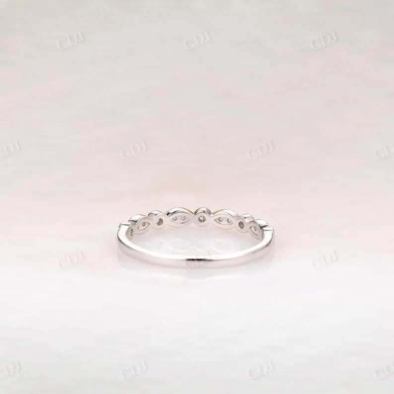 0.10CTW Unique Lab Grown Diamond Wedding Band