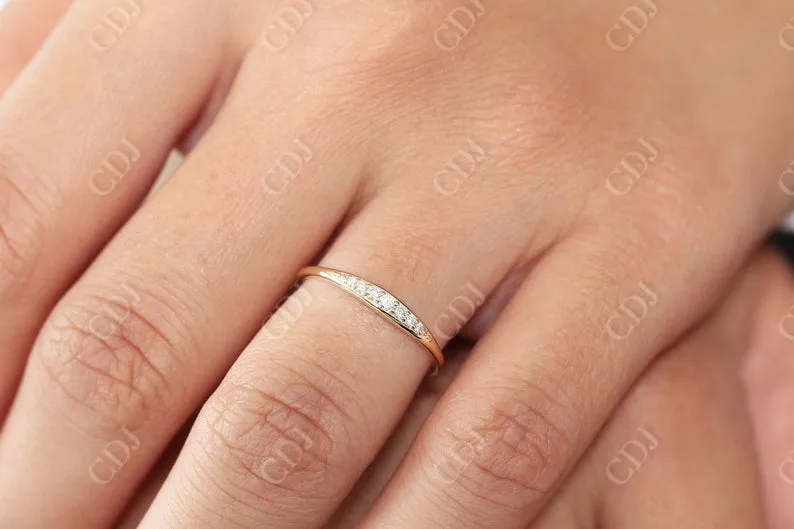 0.11CTW Lab Grown Diamond Wedding Band