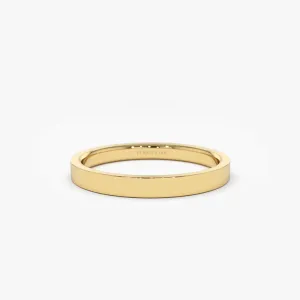 14k Flat 2MM wedding band