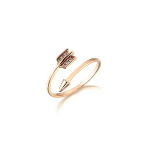 14K Solid Gold Cupidon Gold Ring