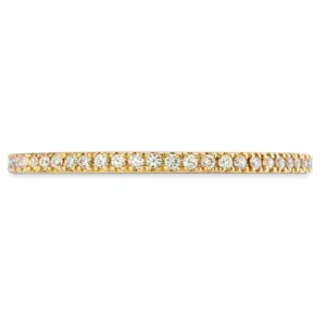 18k Yellow Gold Diamond HOF Eternity Band