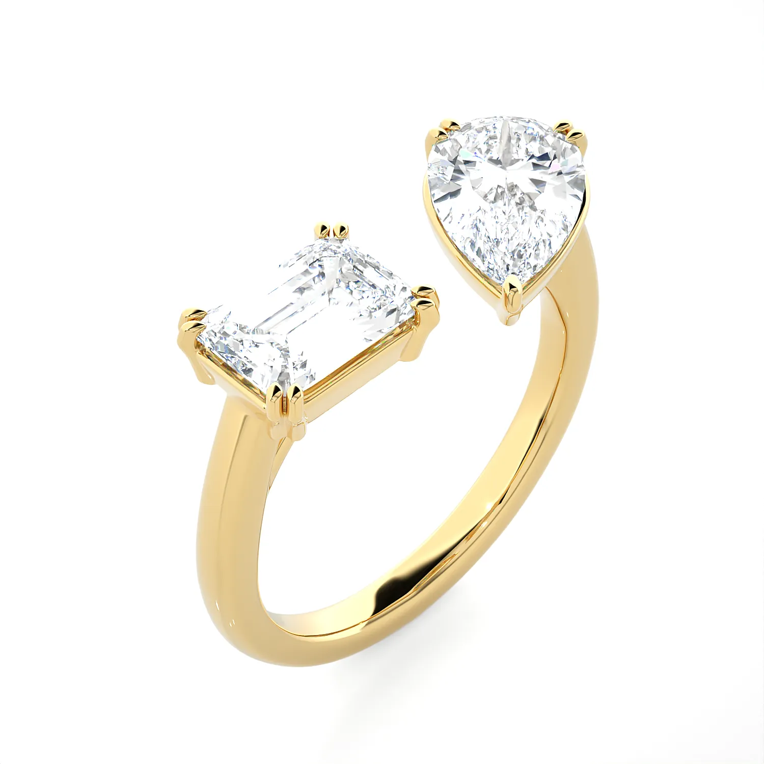 2 1/3 ctw Multi-Shape Lab Grown Diamond Ring