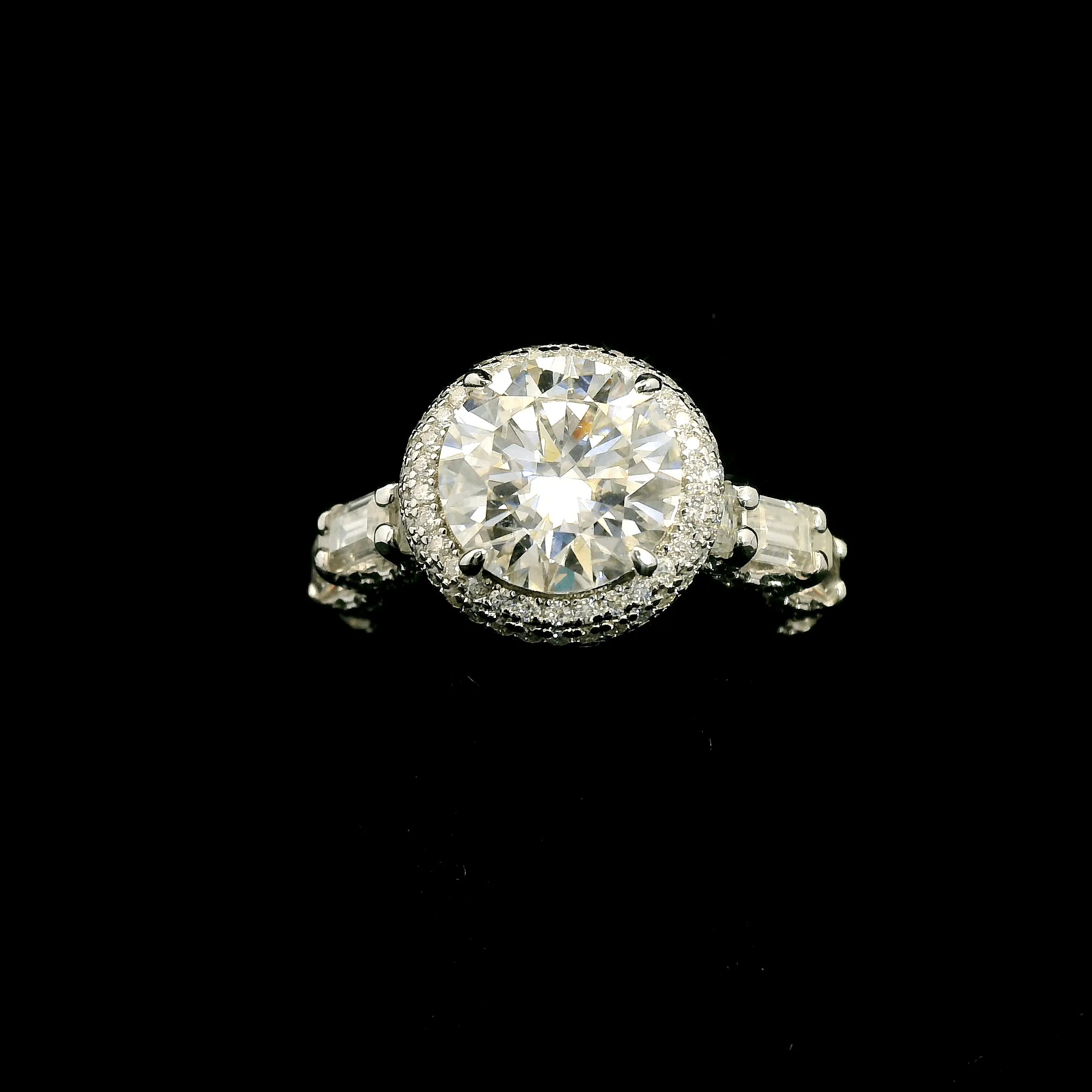 3ct Custom Moissanite Ring