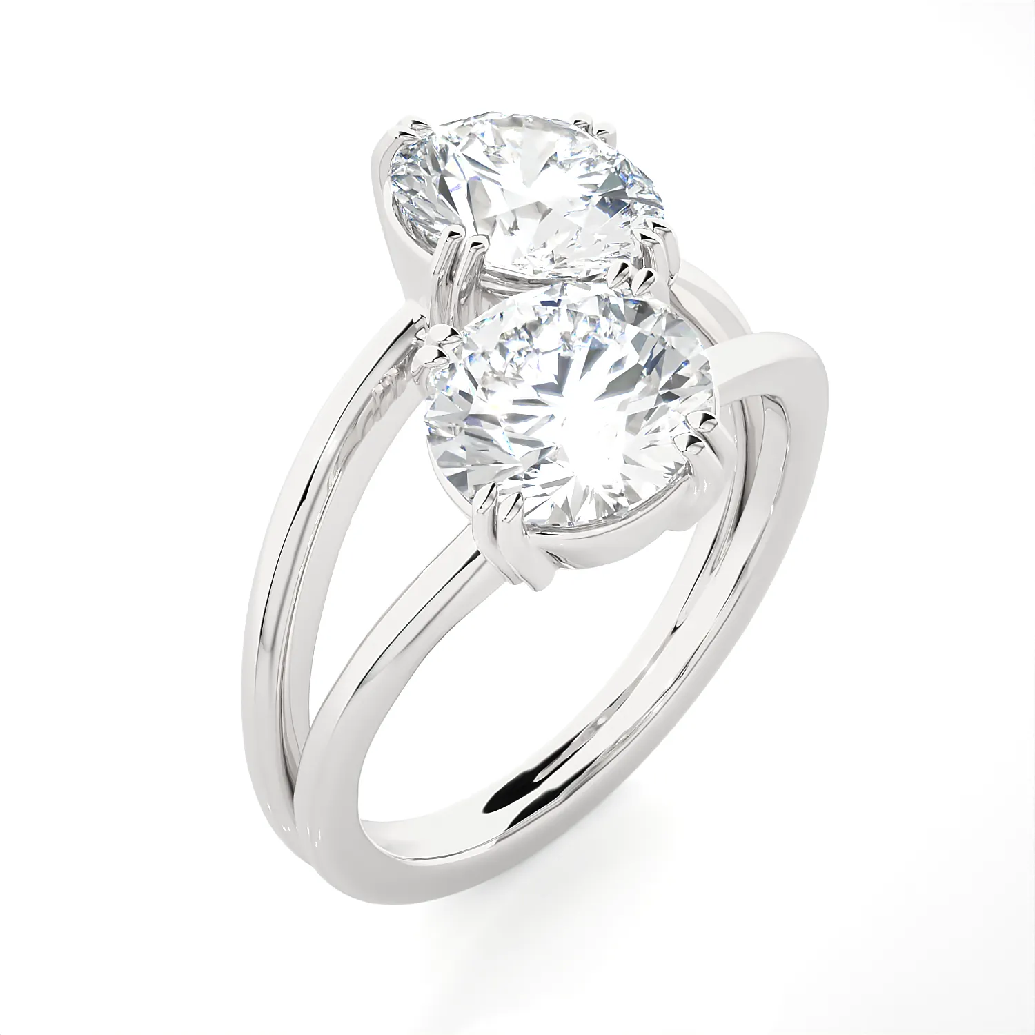 4 ctw Round Lab Grown Diamond Ring