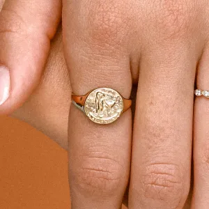 Aquarius Stargazer Zodiac Ring