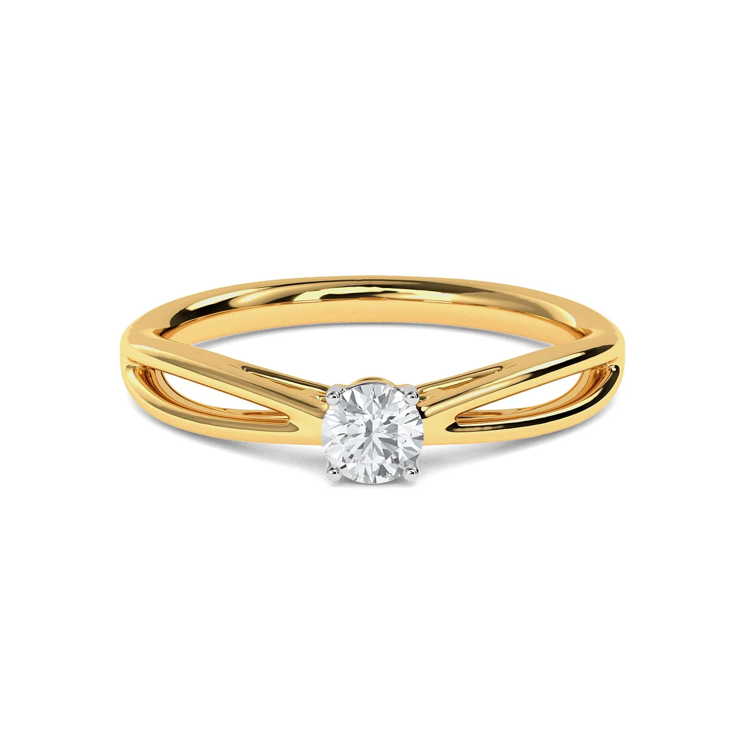 Aural Solitaire Ring