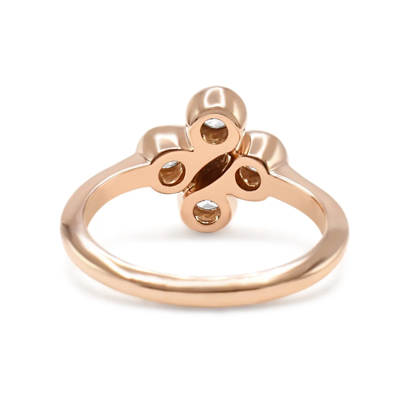 Be Boodles Classic Motif Ring  - 18ct Rose Gold