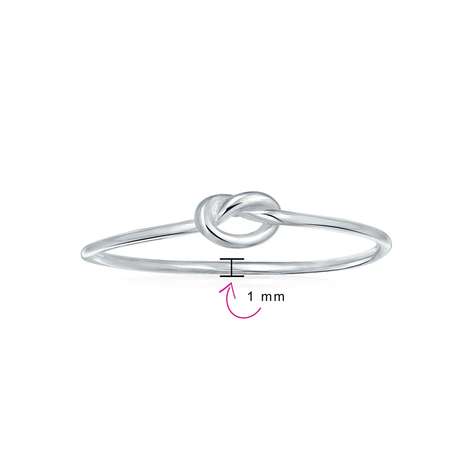 Best Friends Celtic Love Knots Infinity Promise Ring Band .925 Sterling Silver