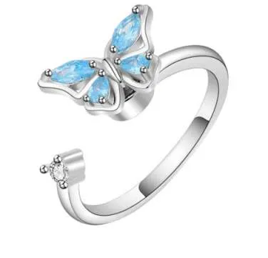 Butterfly Sensory Fidget Ring S925