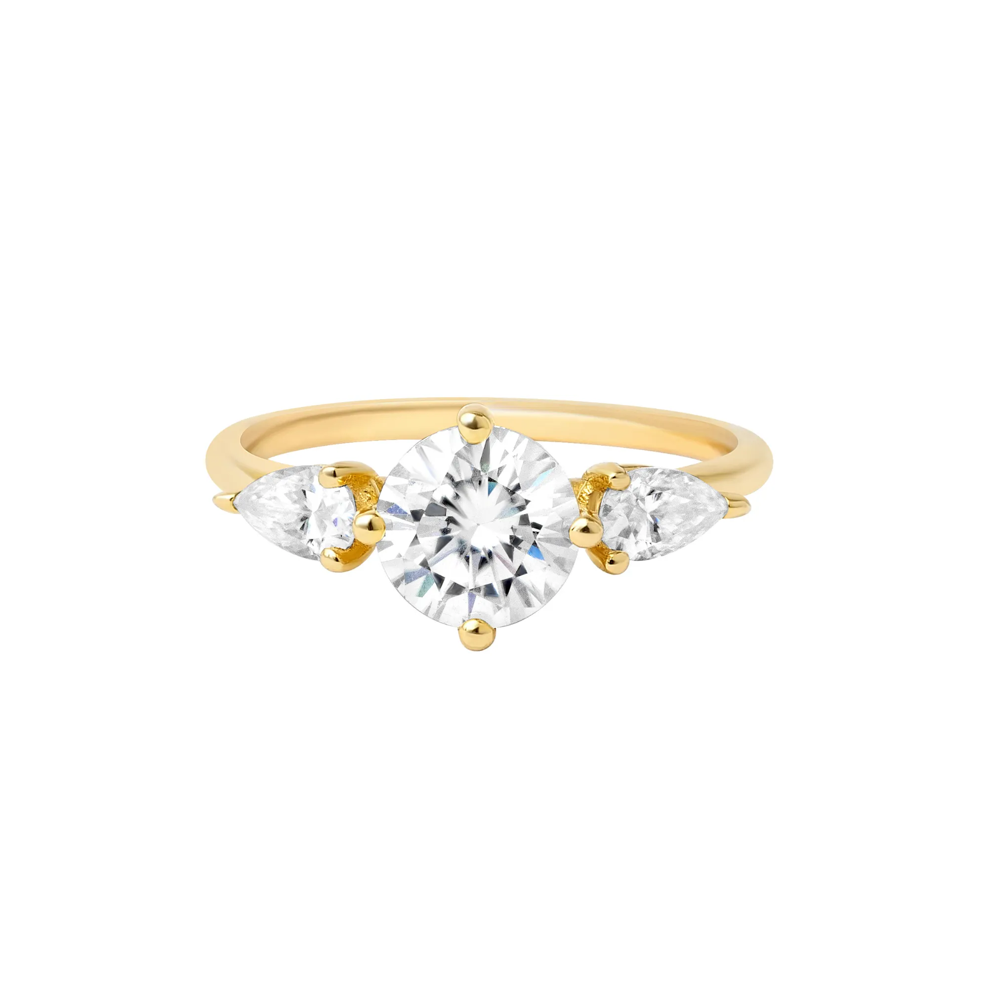 Commitment Collection: Ivy Three Stone Ring