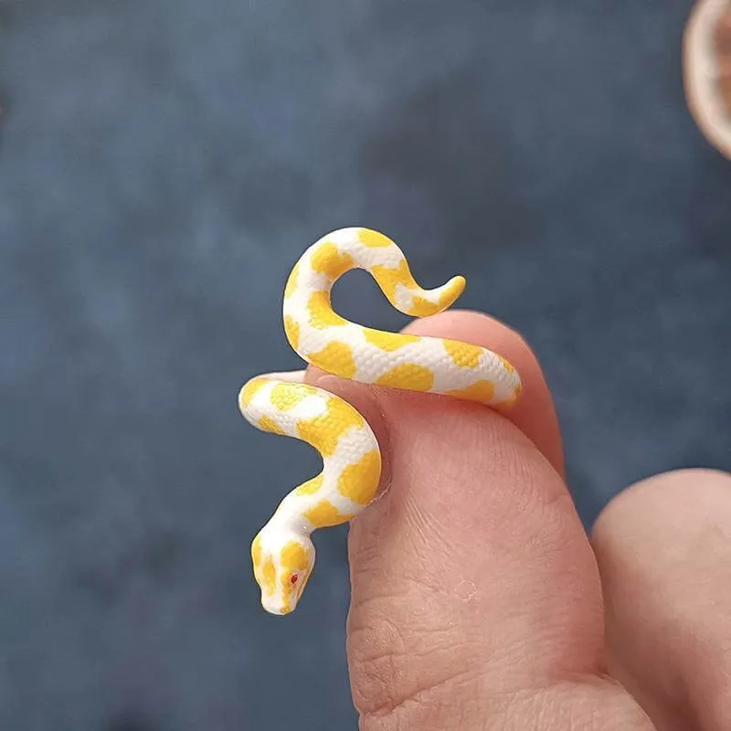 Corn Hognose Snake Alloy Adjustable Animal Ring