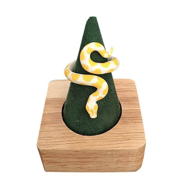 Corn Hognose Snake Alloy Adjustable Animal Ring