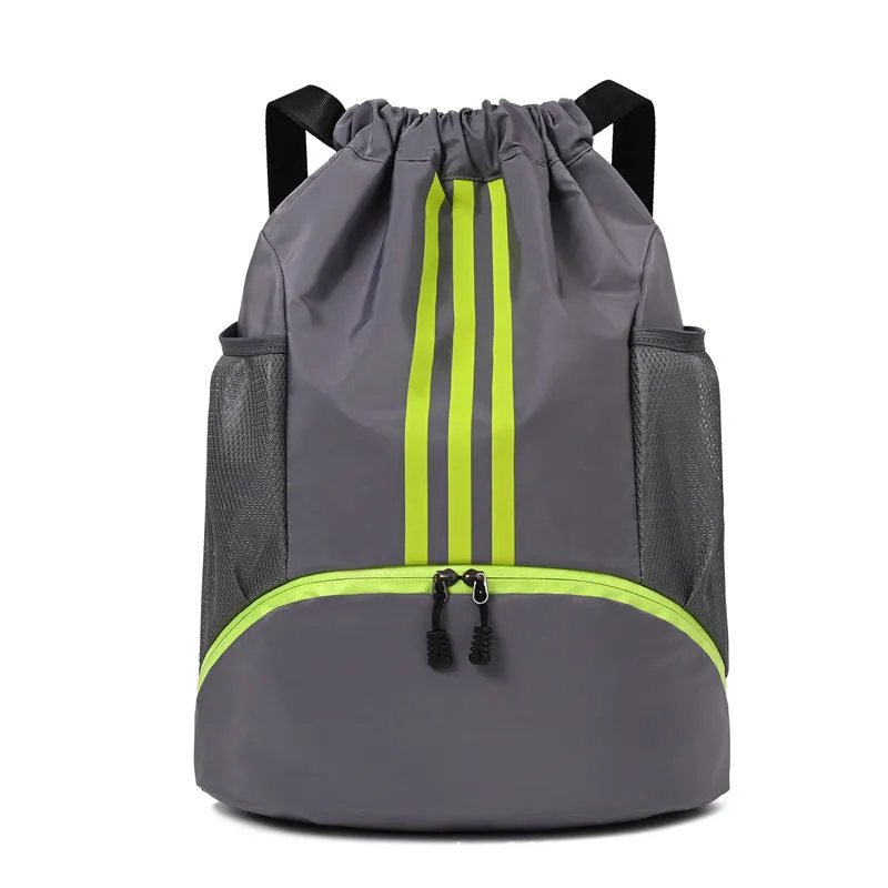 deanwangkt Large Capacity Drawstring Basketball Bag Fashion Simple Men's and Women's Sports Convenient Travel Backpack Wholesale