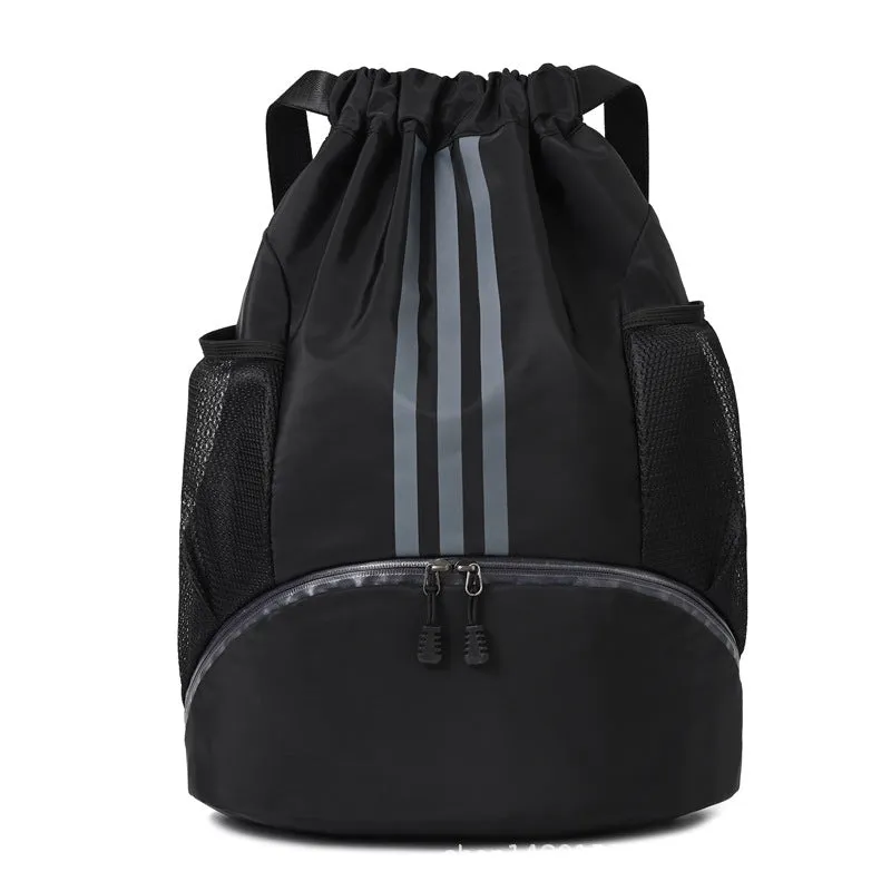 deanwangkt Large Capacity Drawstring Basketball Bag Fashion Simple Men's and Women's Sports Convenient Travel Backpack Wholesale