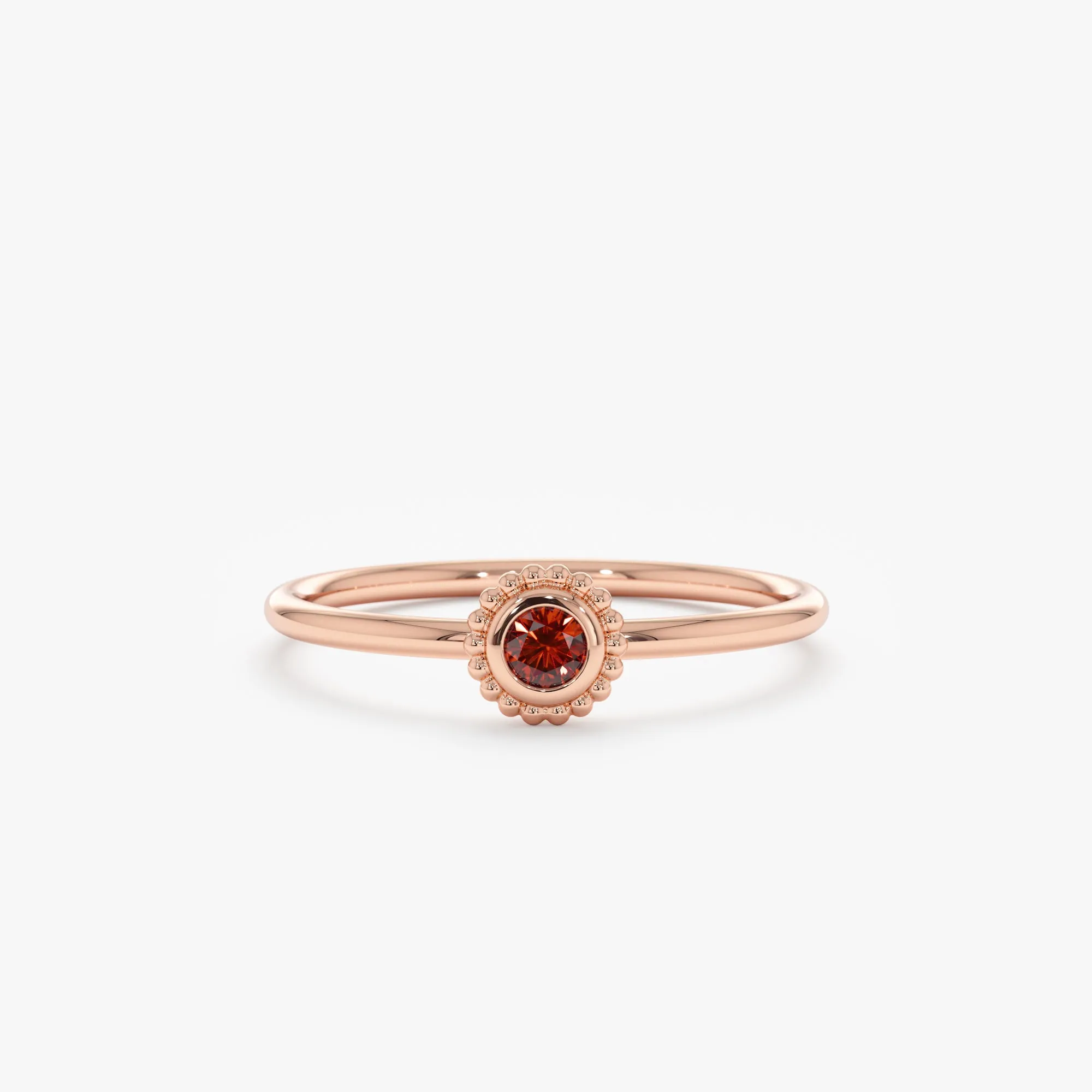 Garnet Art Deco Ring, Winnie