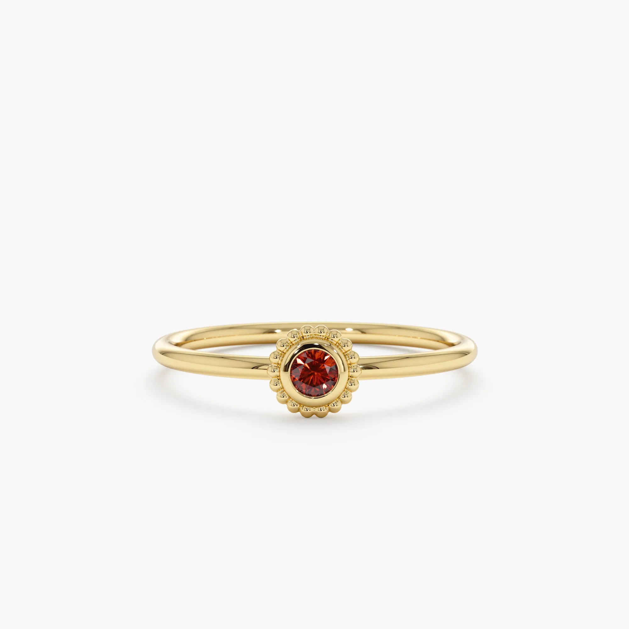 Garnet Art Deco Ring, Winnie