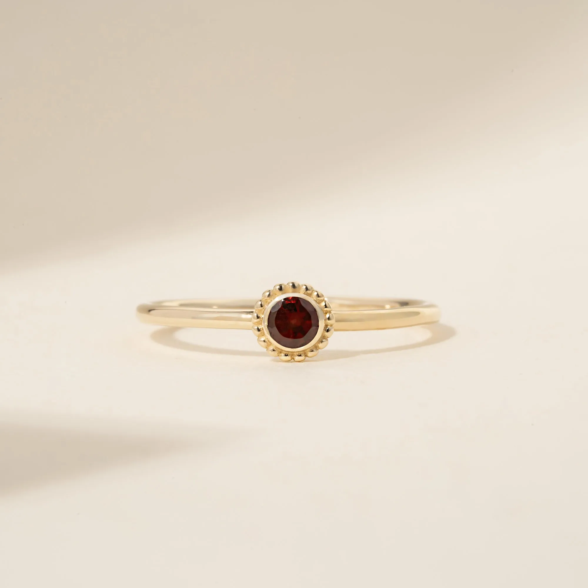 Garnet Art Deco Ring, Winnie