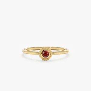 Garnet Art Deco Ring, Winnie