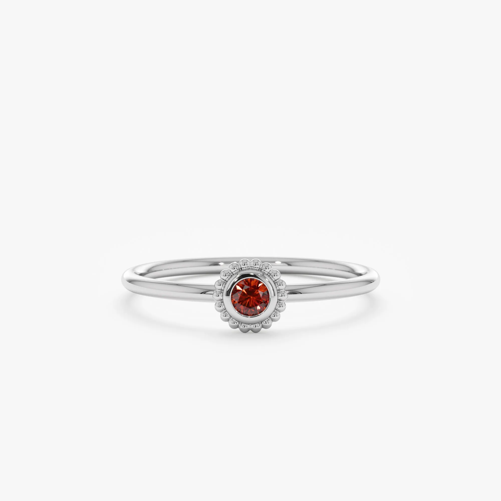 Garnet Art Deco Ring, Winnie