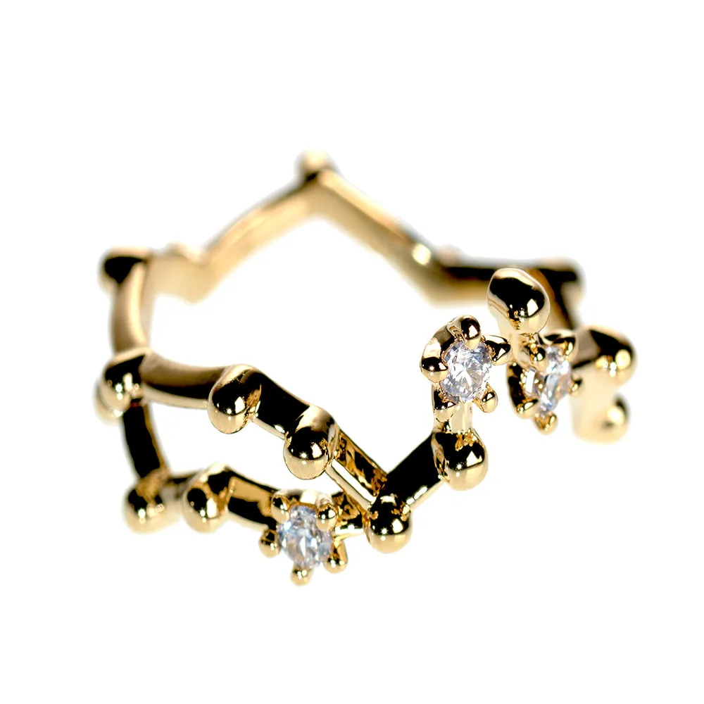 Gold Constellation Ring