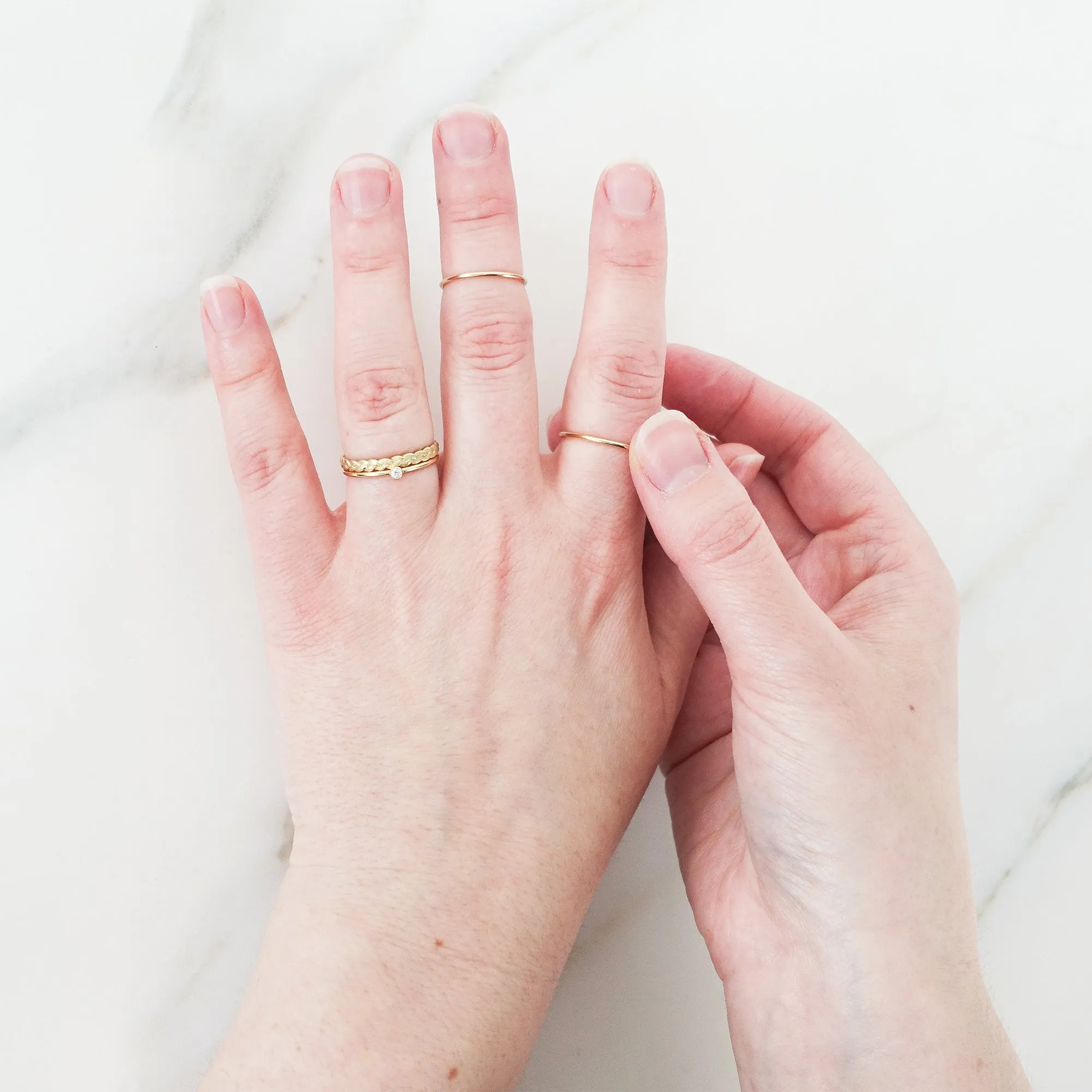 Gold Stacking Ring