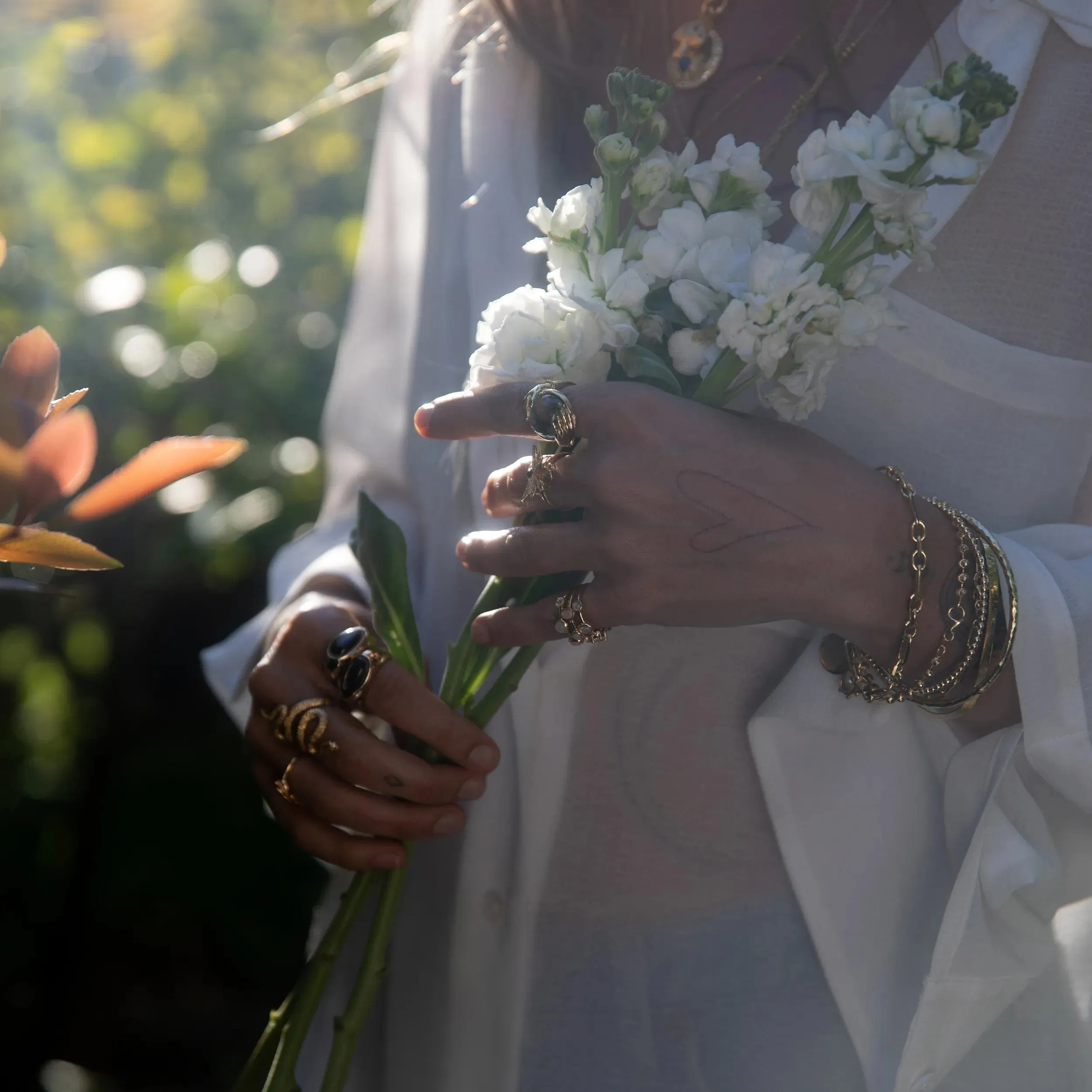 Green Amethyst Fortune Teller Ring