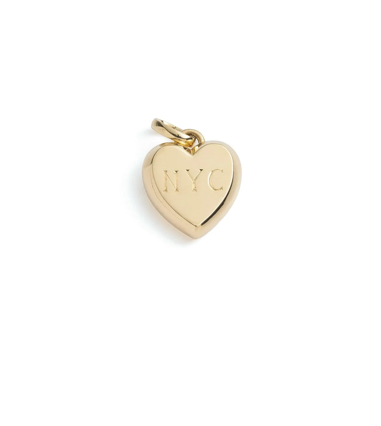 Heart - True Love : Medium Ingot Medallion with Oval Pushgate