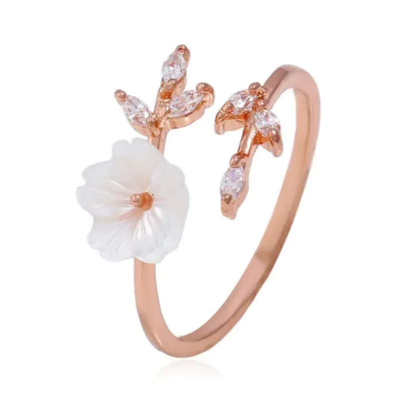 King Design Floral Ring