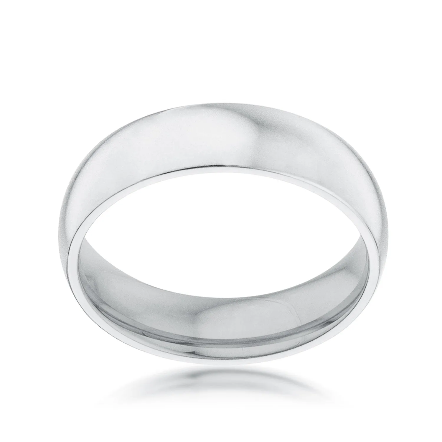 Kiri Silver Stainless Steel Wedding Ring | Stainless Steel