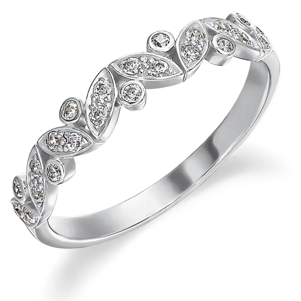 Leaflet Eternity Ring