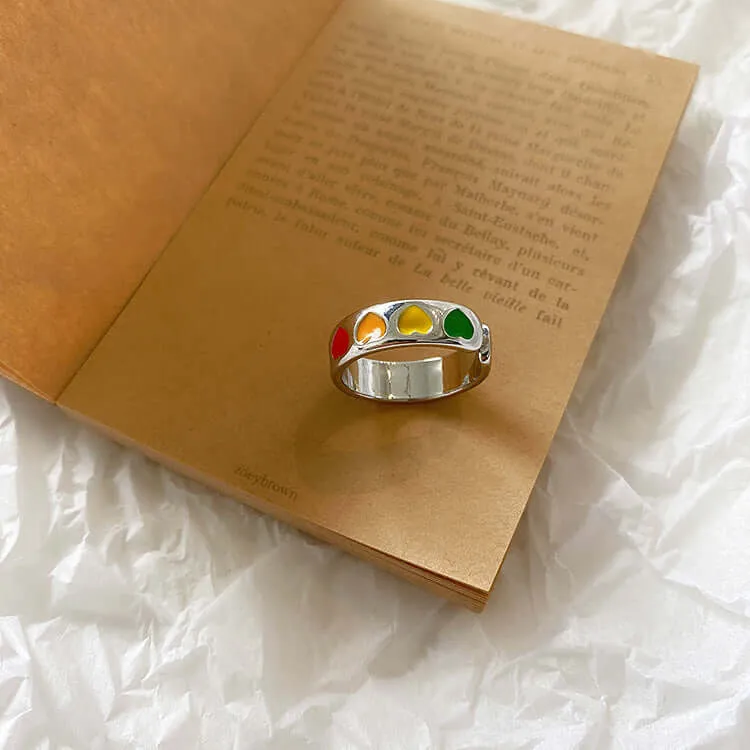 Love Heart Pride Ring | LGBTQIA  RING