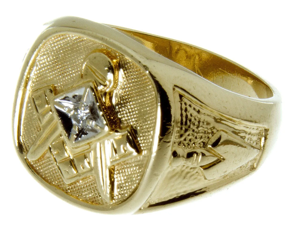 Man's Diamond Masonic Ring