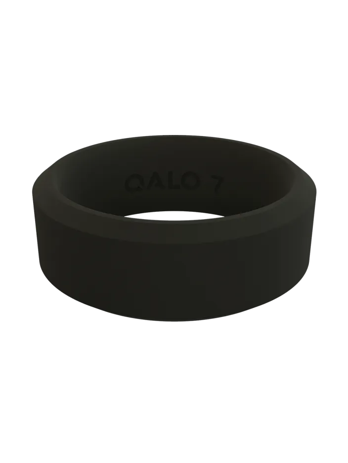 Modern Black Silicone Ring