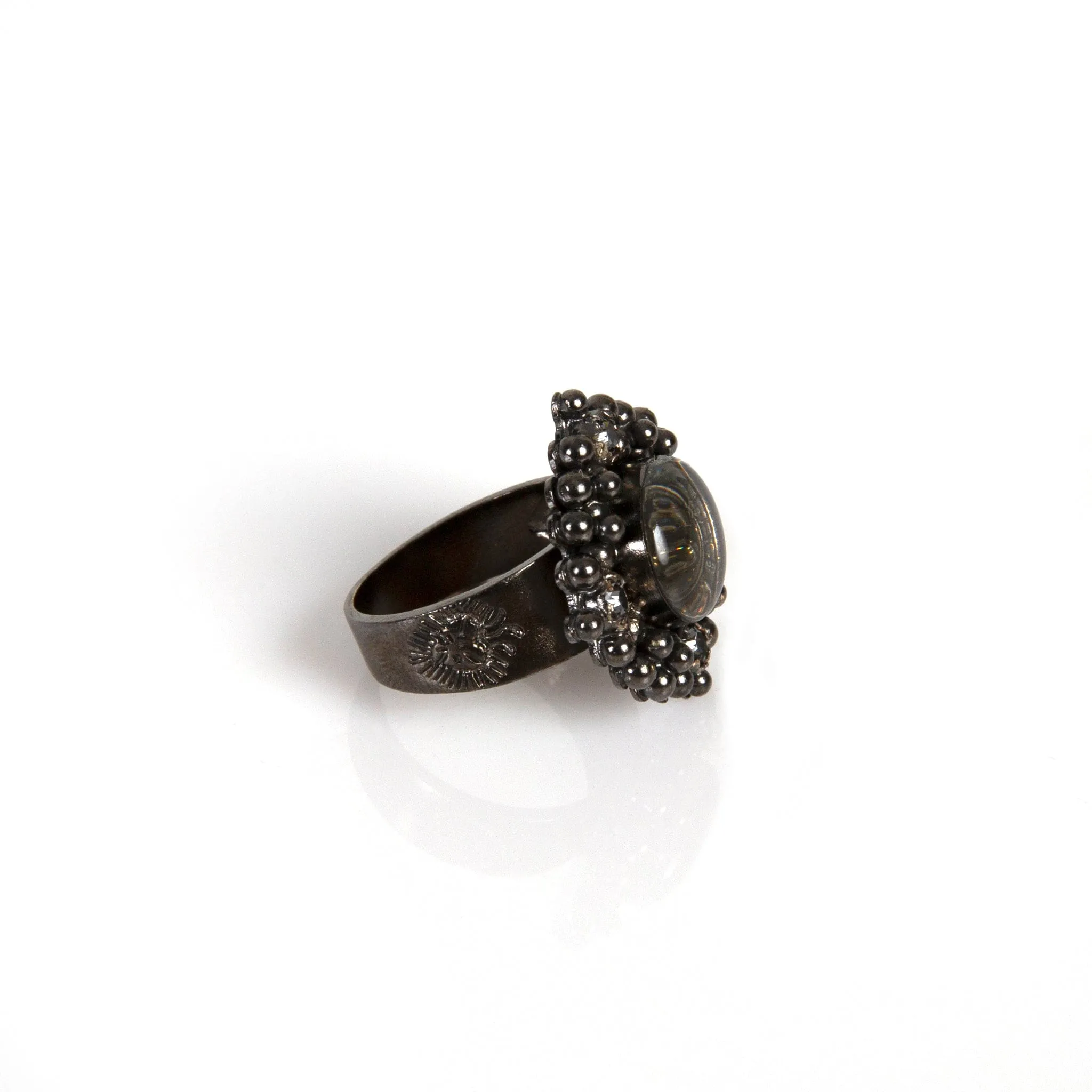 Petite Cloister Zia Ring