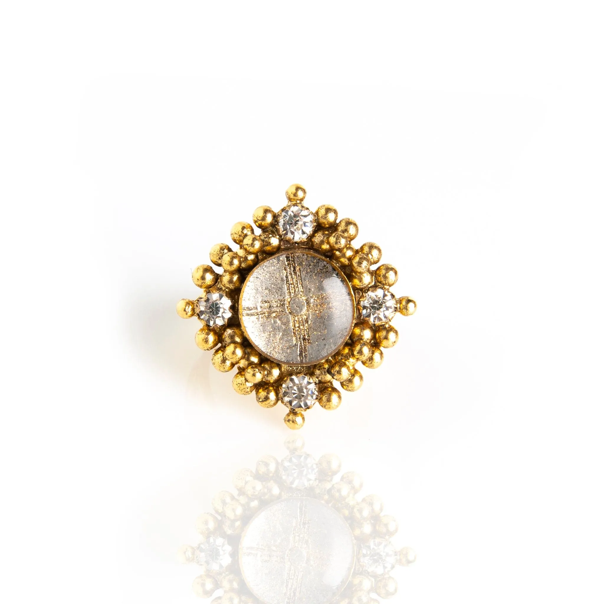 Petite Cloister Zia Ring