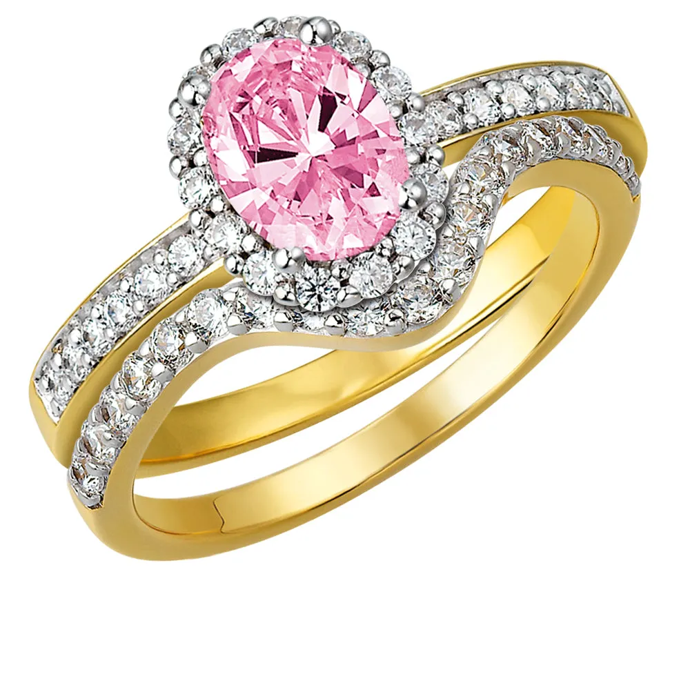 Pink Cincature Ring Set