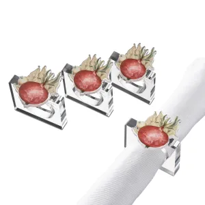 Pomegranate Napkin Rings