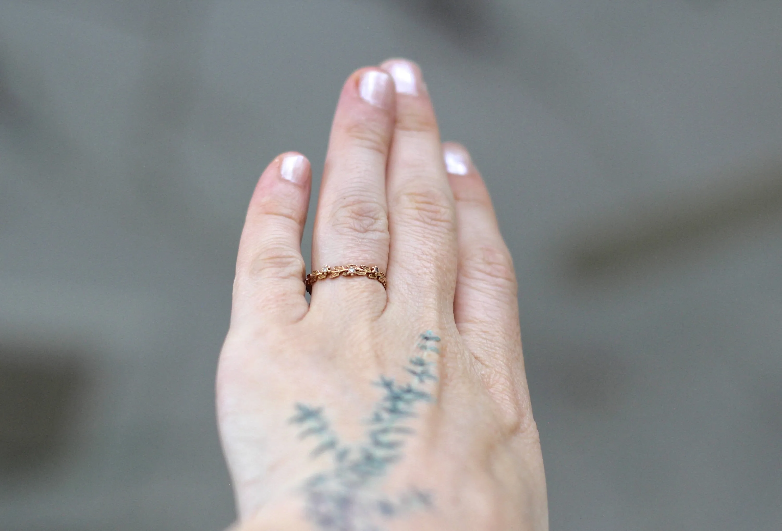 Preorder * Laurel Leaves Diamond Ring