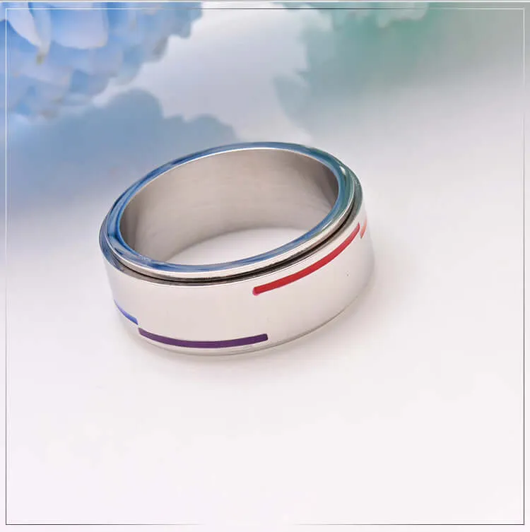 Pride Edge Rainbow Ring