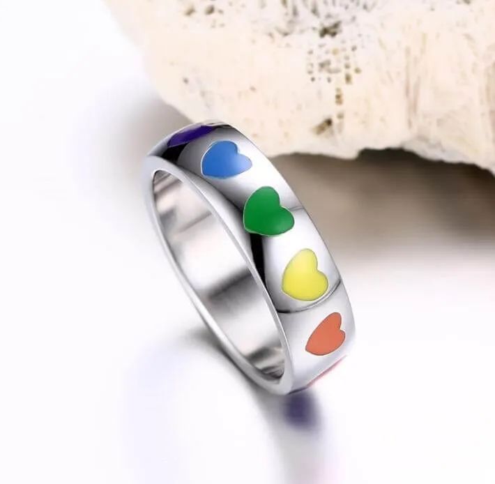 Pride Hearts | LGBTQ  Ring