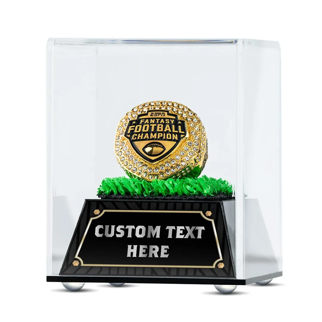 "Design Your Own" Championship Ring Display Case