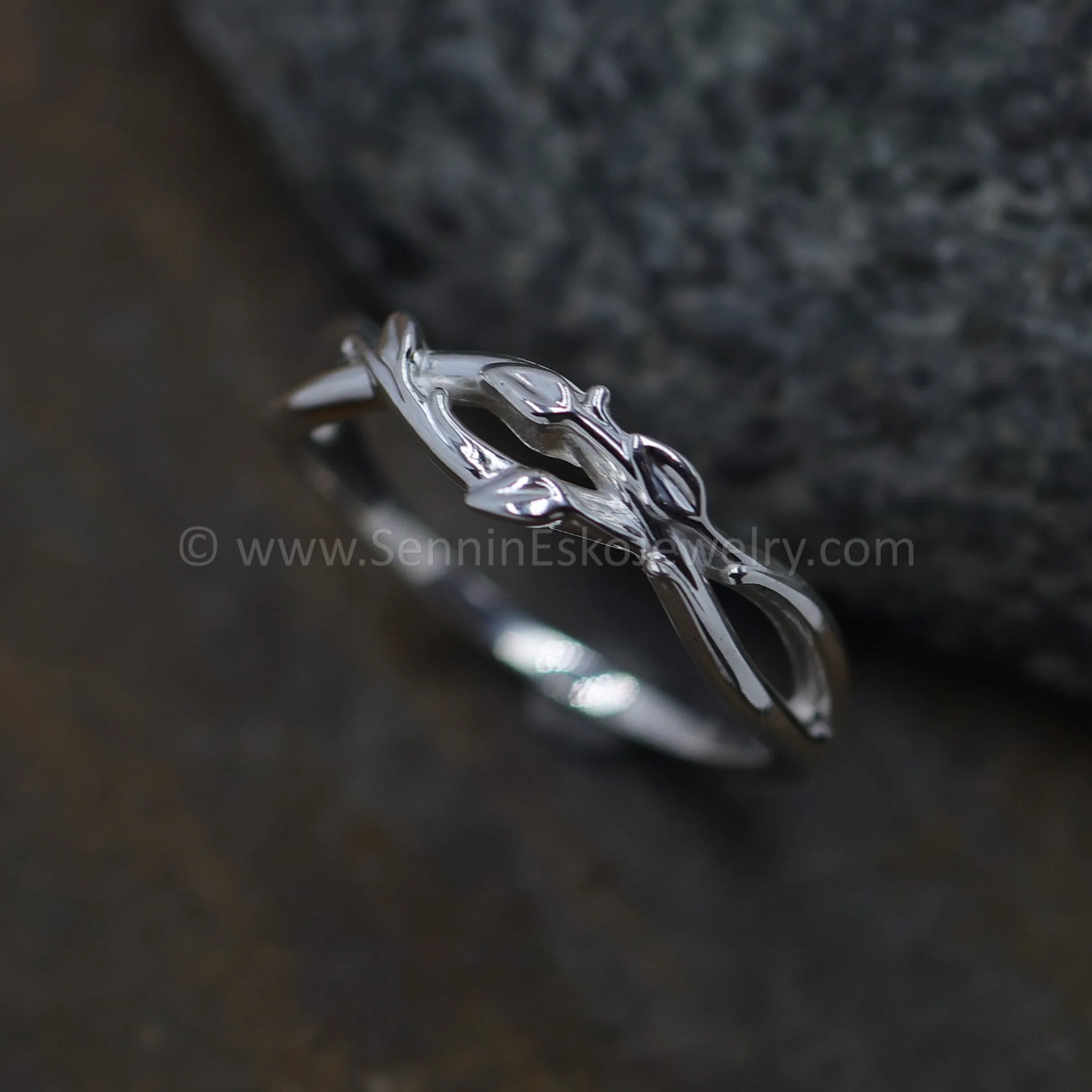 READY TO SHIP Branches & Leaves Ring, Size 7