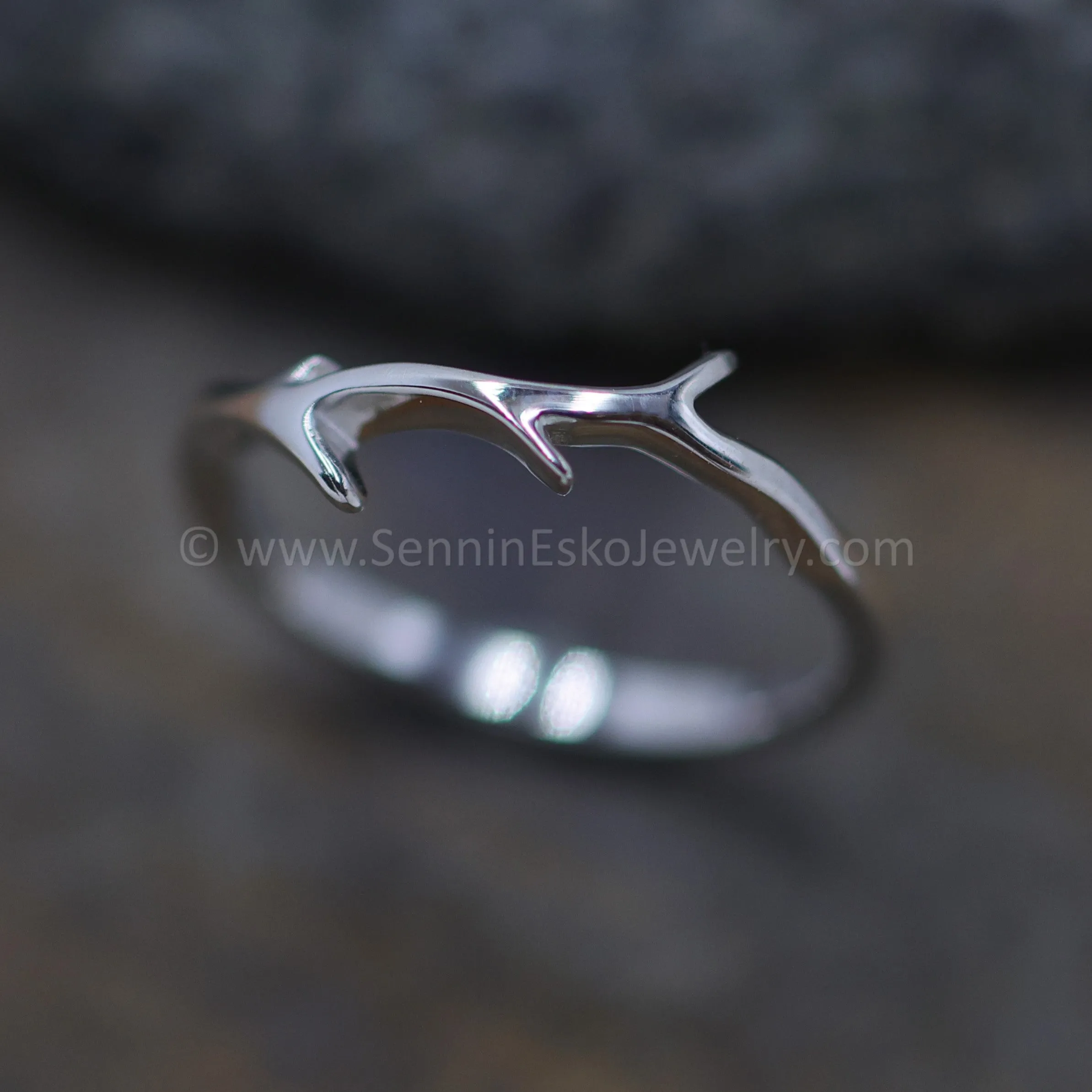 READY TO SHIP Skinny Branch Ring, Size 7.25