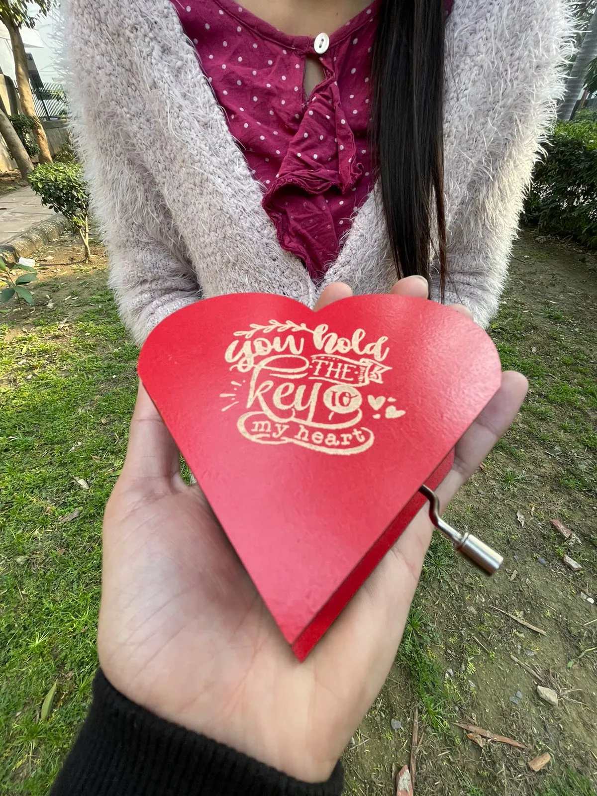 Red Heart Music Box with Ring: A Romantic Melody to Propose Your Love 💍🎶