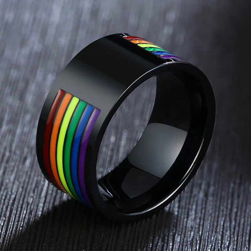 Spinner Rainbow stainless steel ring (Bonus Offer Product)