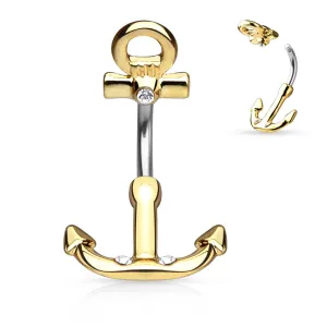 Split Anchor Navel Ring